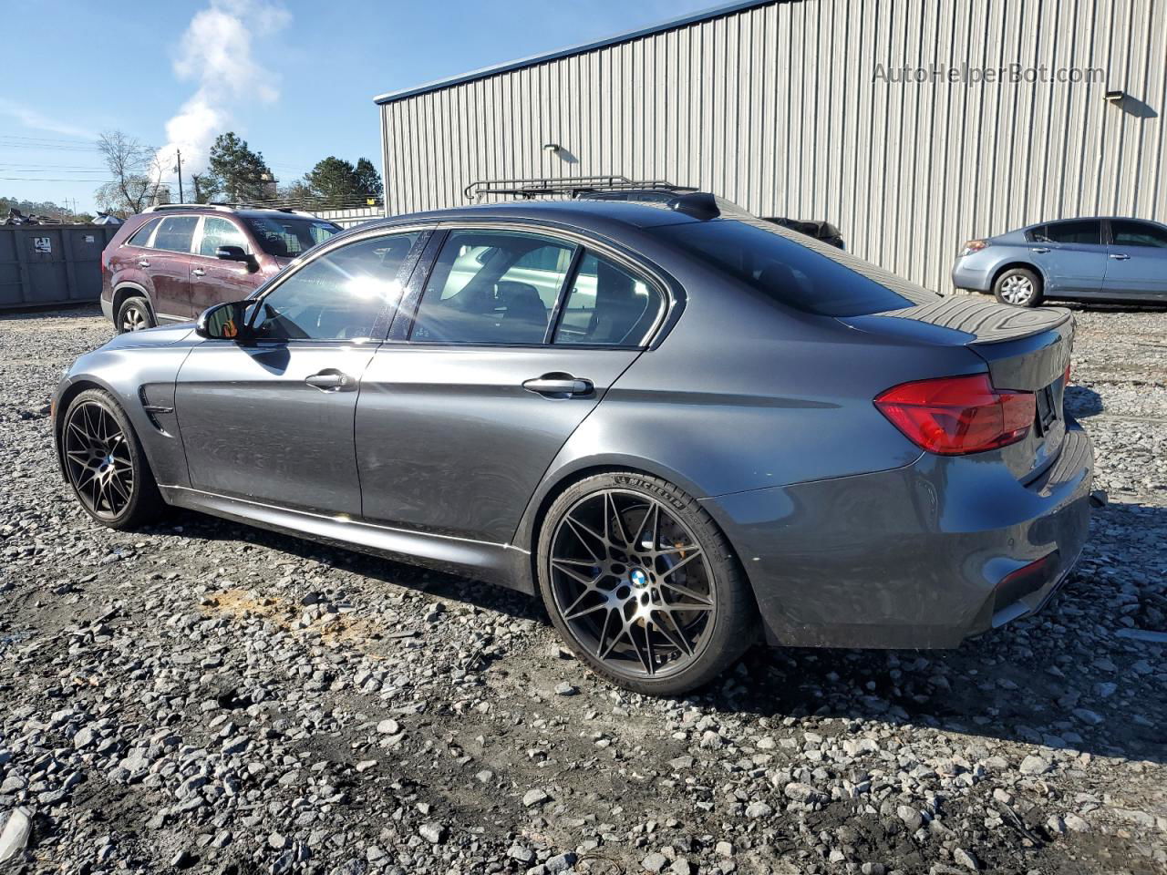 2018 Bmw M3  Gray vin: WBS8M9C52J5J78041