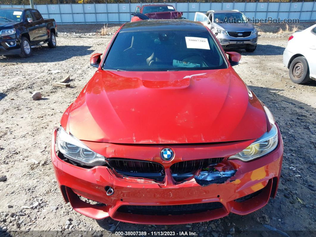 2017 Bmw M3 Orange vin: WBS8M9C53H5G83888