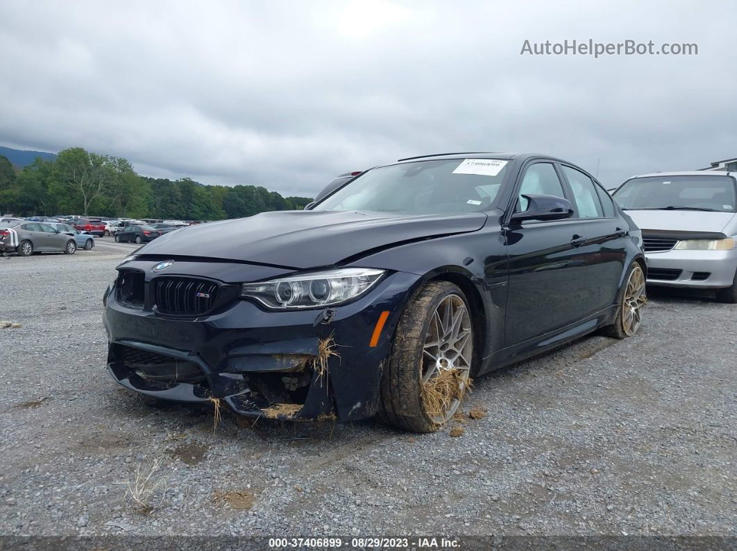 2017 Bmw M3 Black vin: WBS8M9C53H5G84717