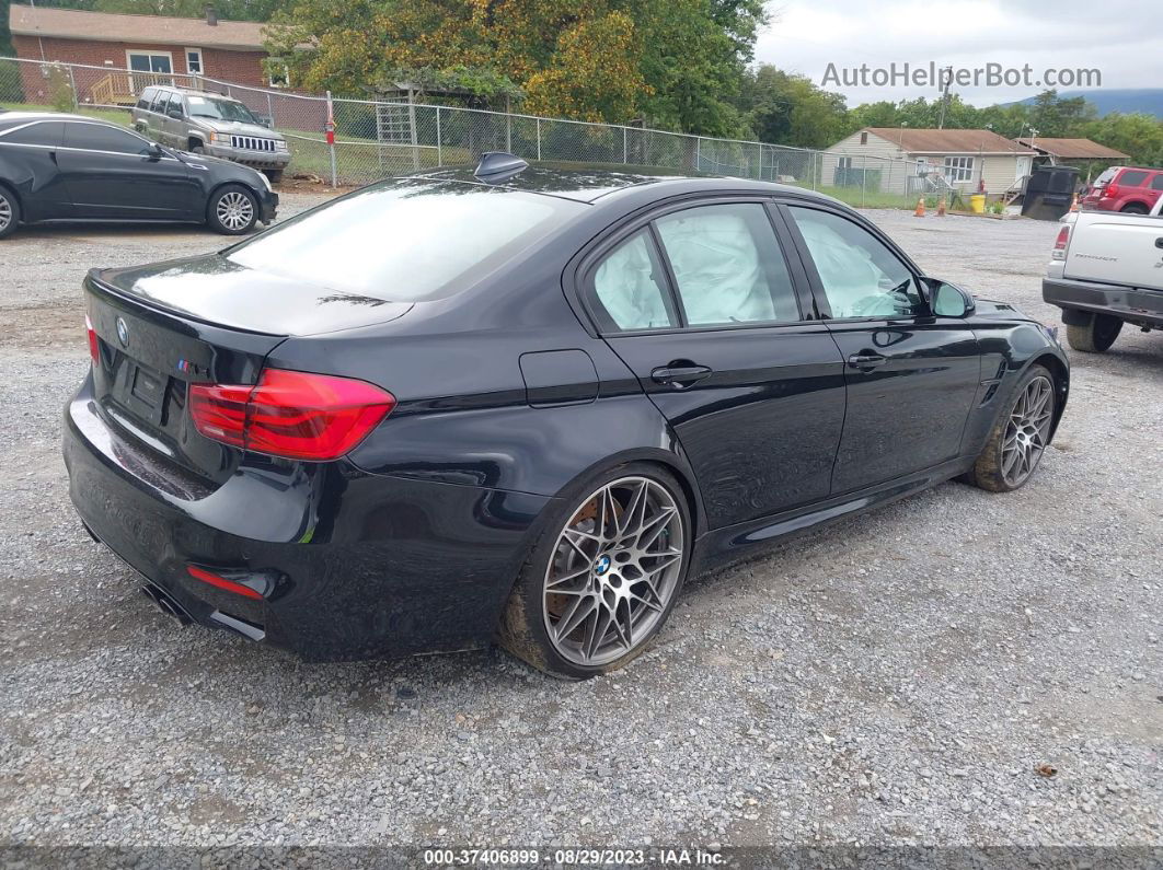 2017 Bmw M3 Black vin: WBS8M9C53H5G84717