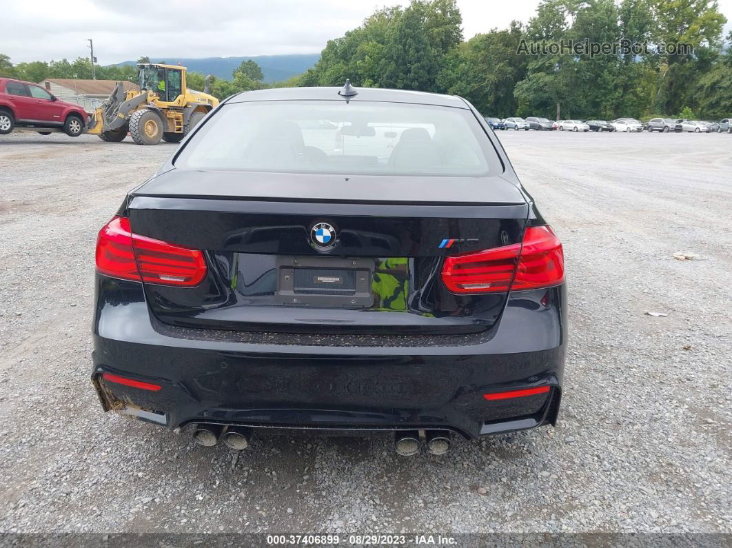 2017 Bmw M3 Black vin: WBS8M9C53H5G84717