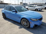 2018 Bmw M3  Blue vin: WBS8M9C53J5K98446