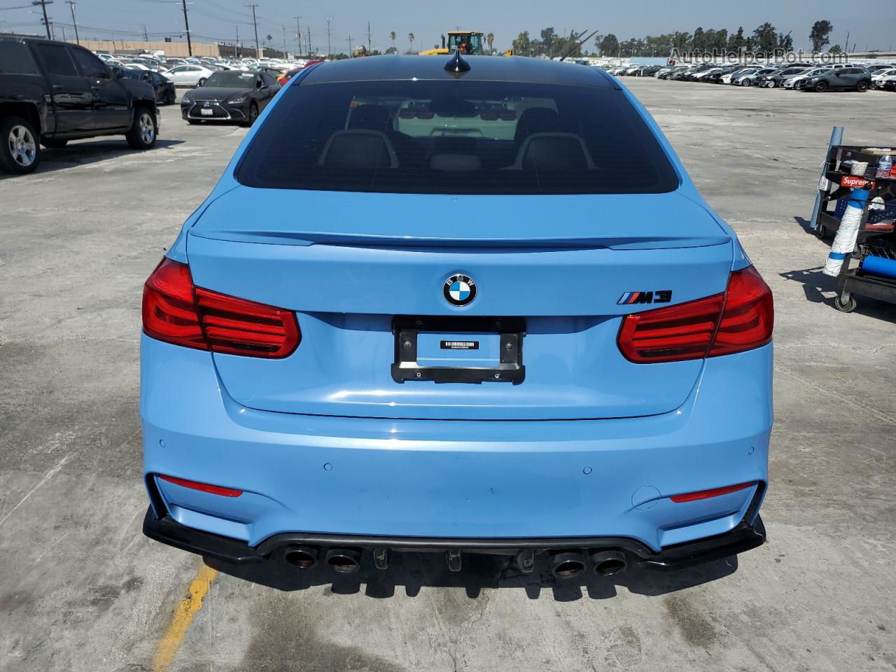 2018 Bmw M3  Blue vin: WBS8M9C53J5K98446