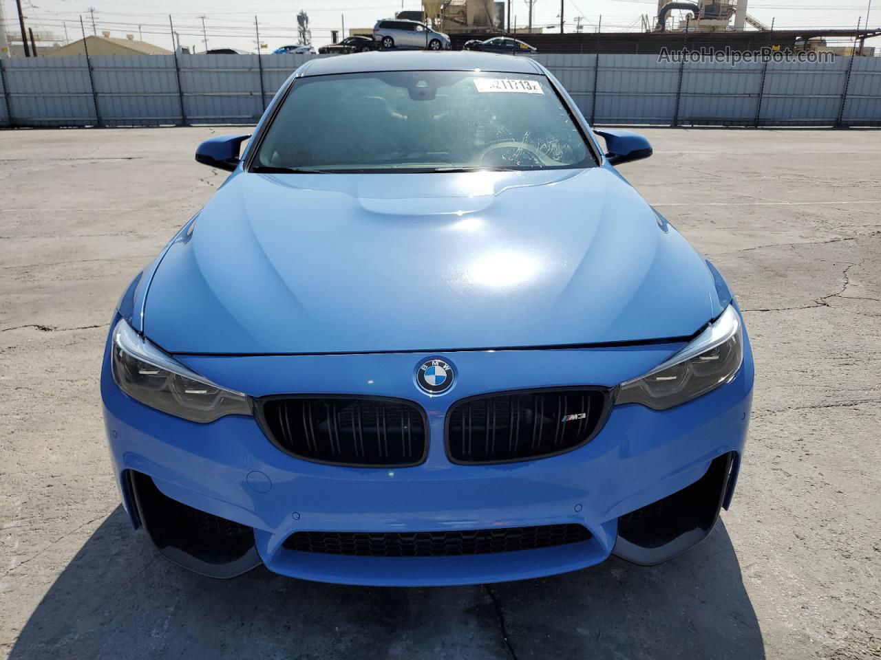 2018 Bmw M3  Blue vin: WBS8M9C53J5K98446