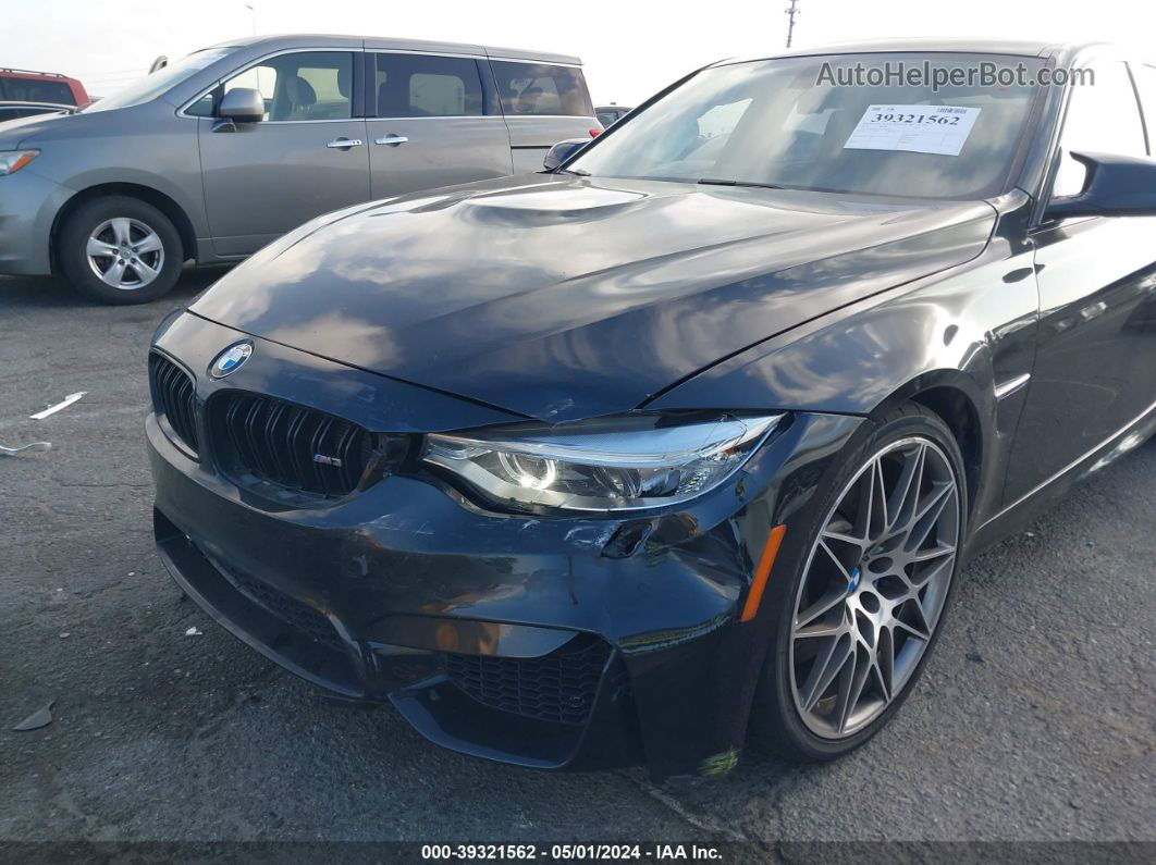 2017 Bmw M3   Black vin: WBS8M9C54H5G42413