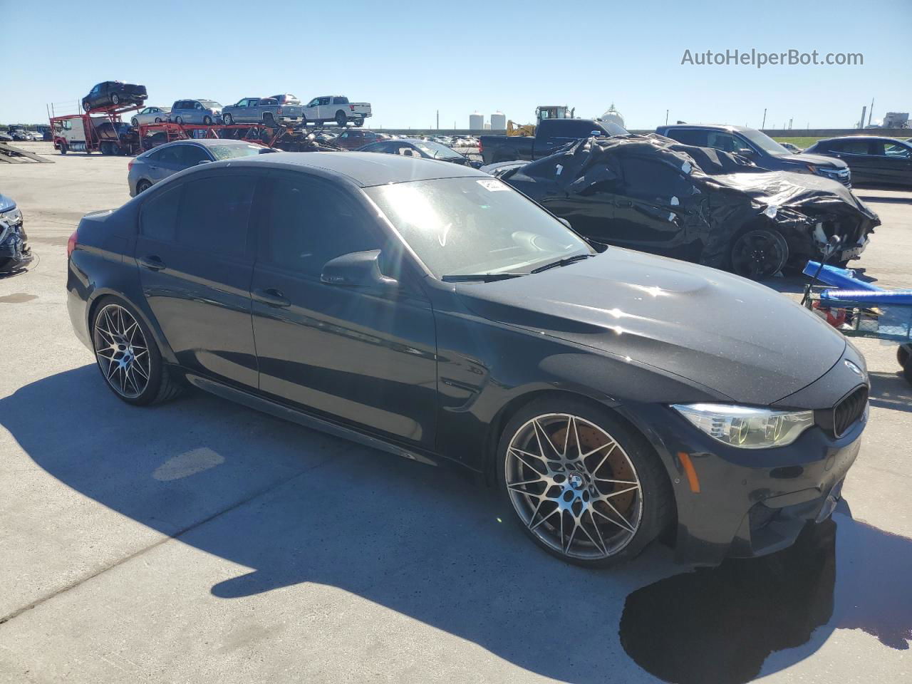 2017 Bmw M3  Black vin: WBS8M9C54H5G83706