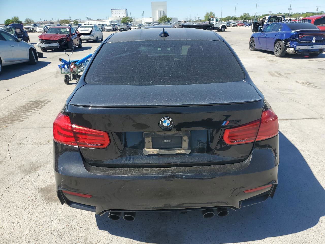 2017 Bmw M3  Black vin: WBS8M9C54H5G83706