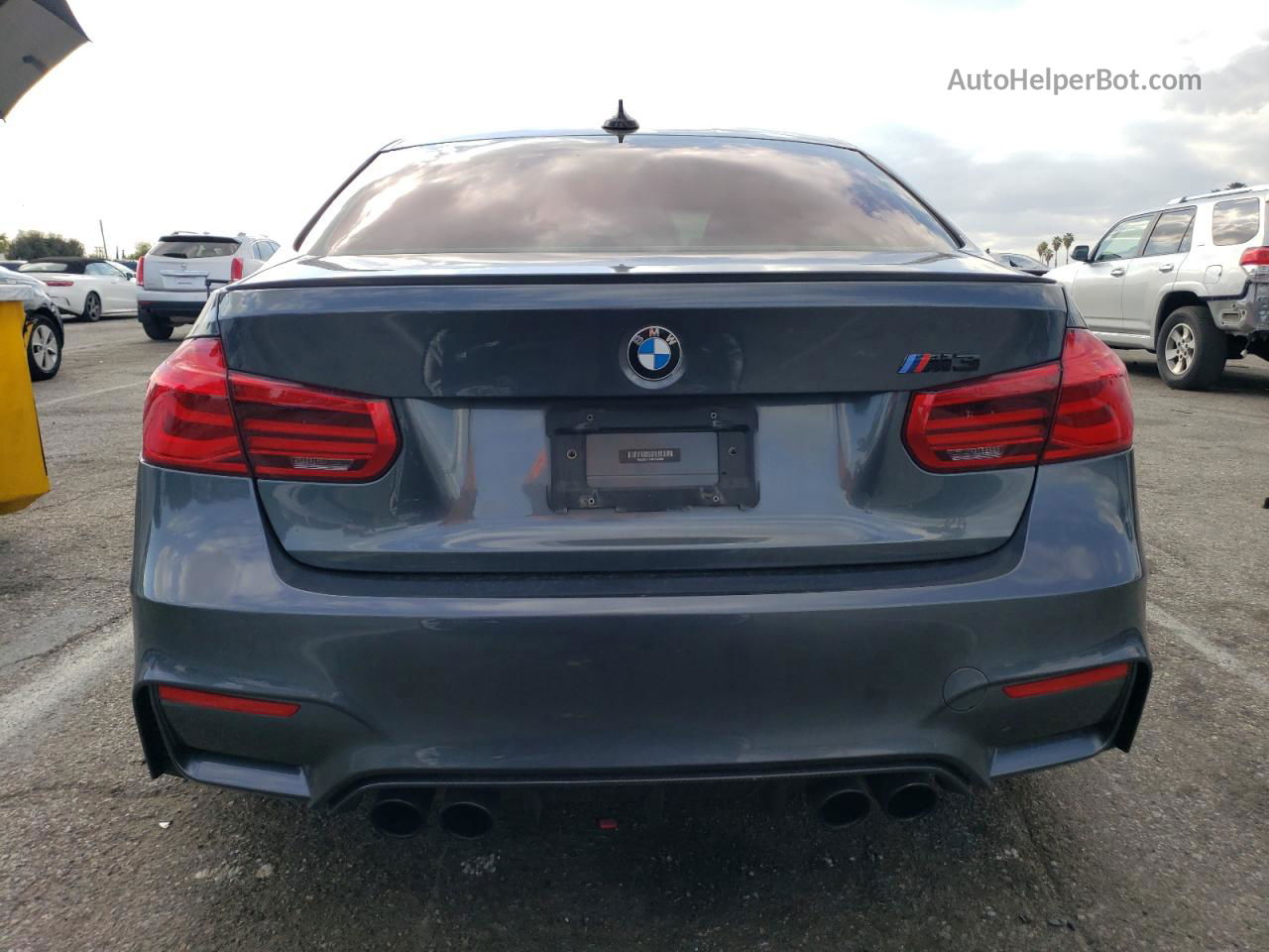 2017 Bmw M3  Charcoal vin: WBS8M9C54H5G83981