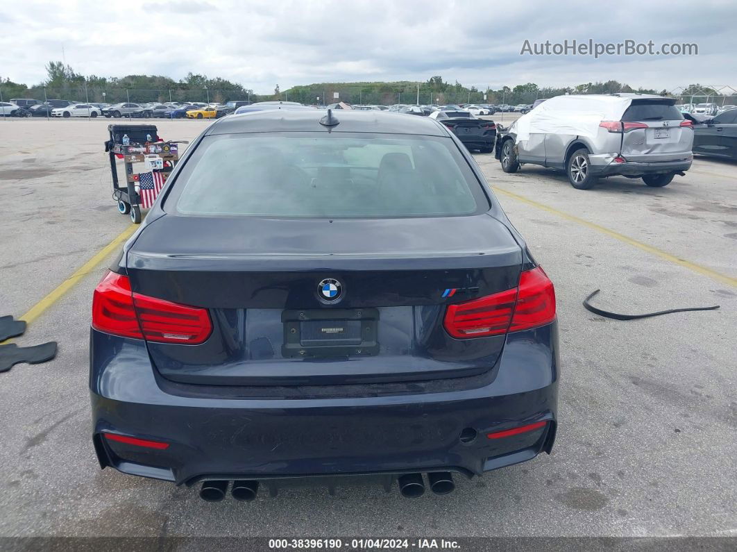 2017 Bmw M3   Dark Blue vin: WBS8M9C54H5G84211