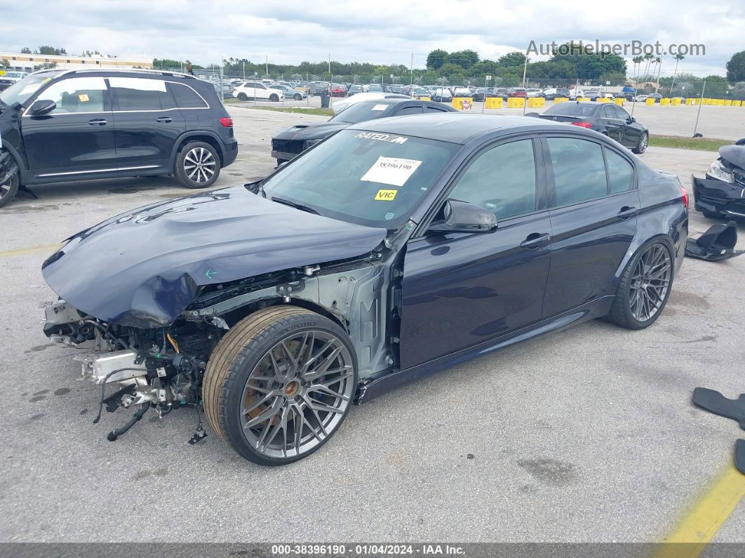 2017 Bmw M3   Dark Blue vin: WBS8M9C54H5G84211