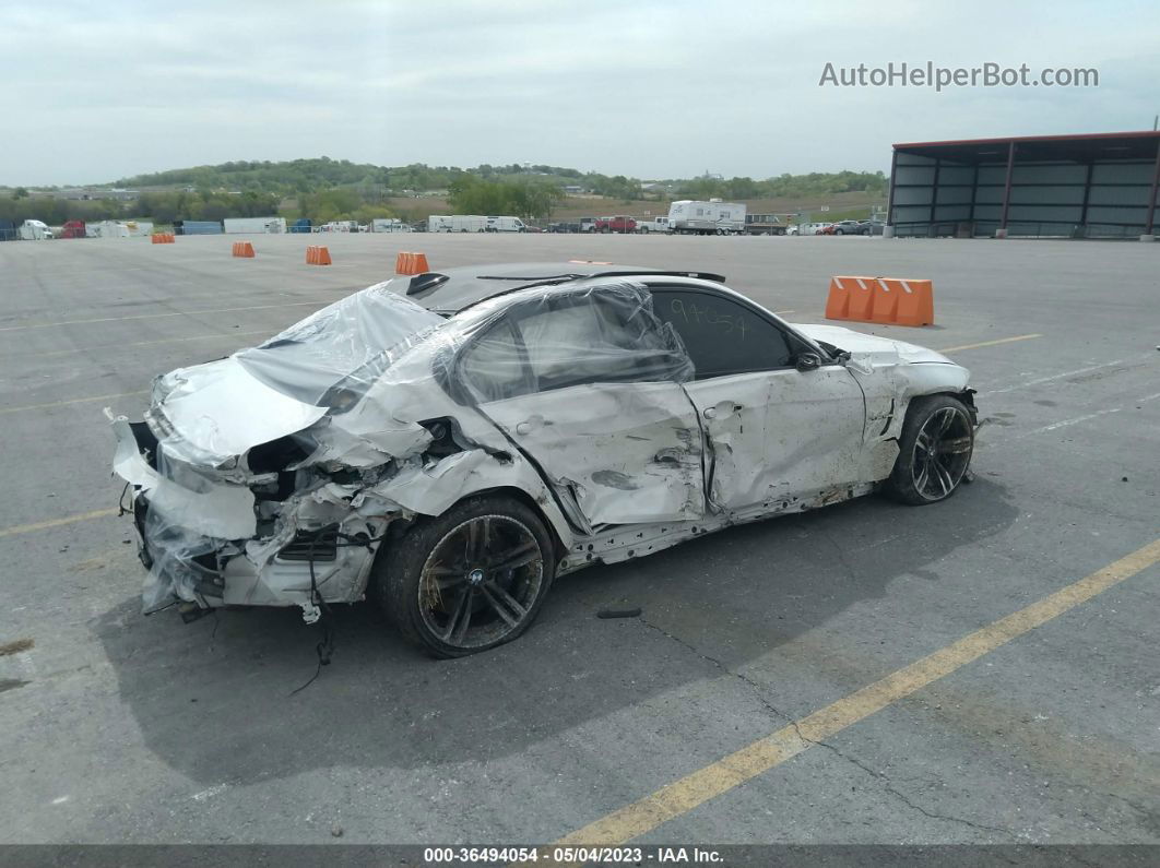 2017 Bmw M3   White vin: WBS8M9C55H5G83844