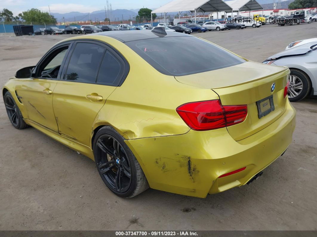 2018 Bmw M3   Gold vin: WBS8M9C55J5K98657