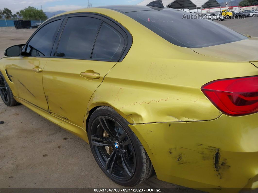 2018 Bmw M3   Gold vin: WBS8M9C55J5K98657