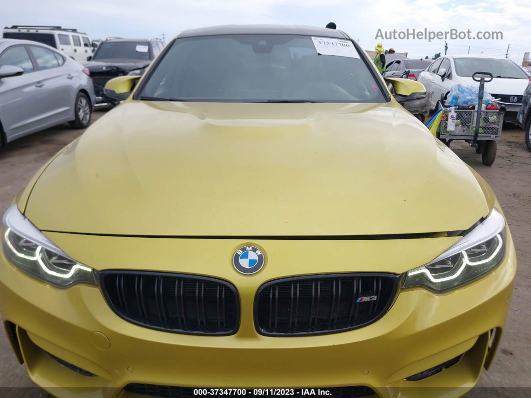 2018 Bmw M3   Gold vin: WBS8M9C55J5K98657