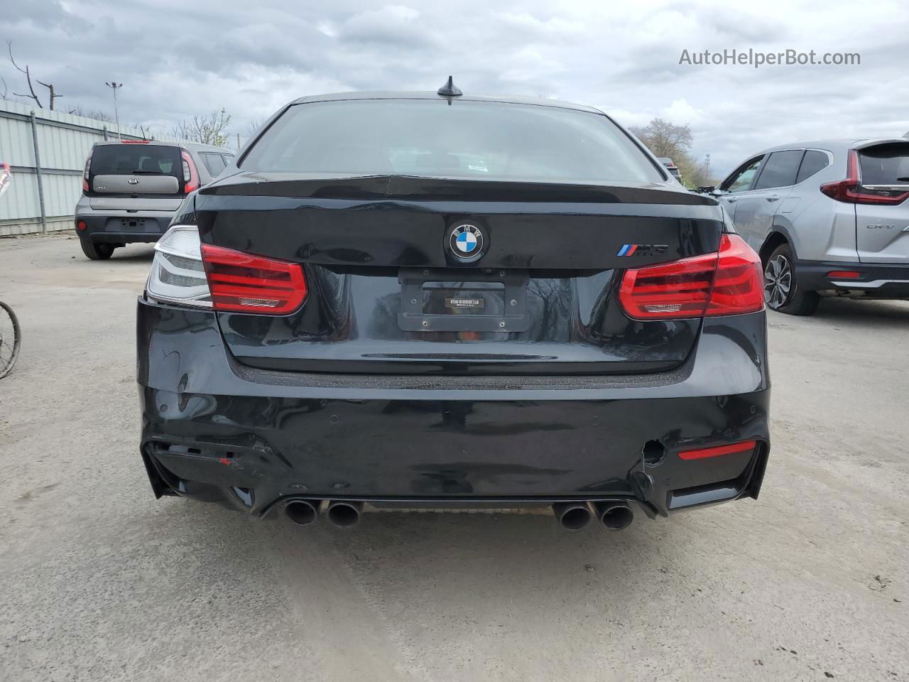 2018 Bmw M3  Black vin: WBS8M9C56J5L00612