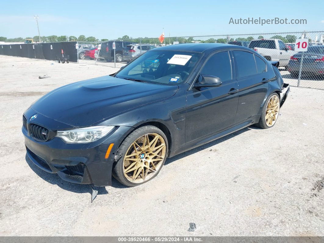 2017 Bmw M3   Black vin: WBS8M9C57H5G41921