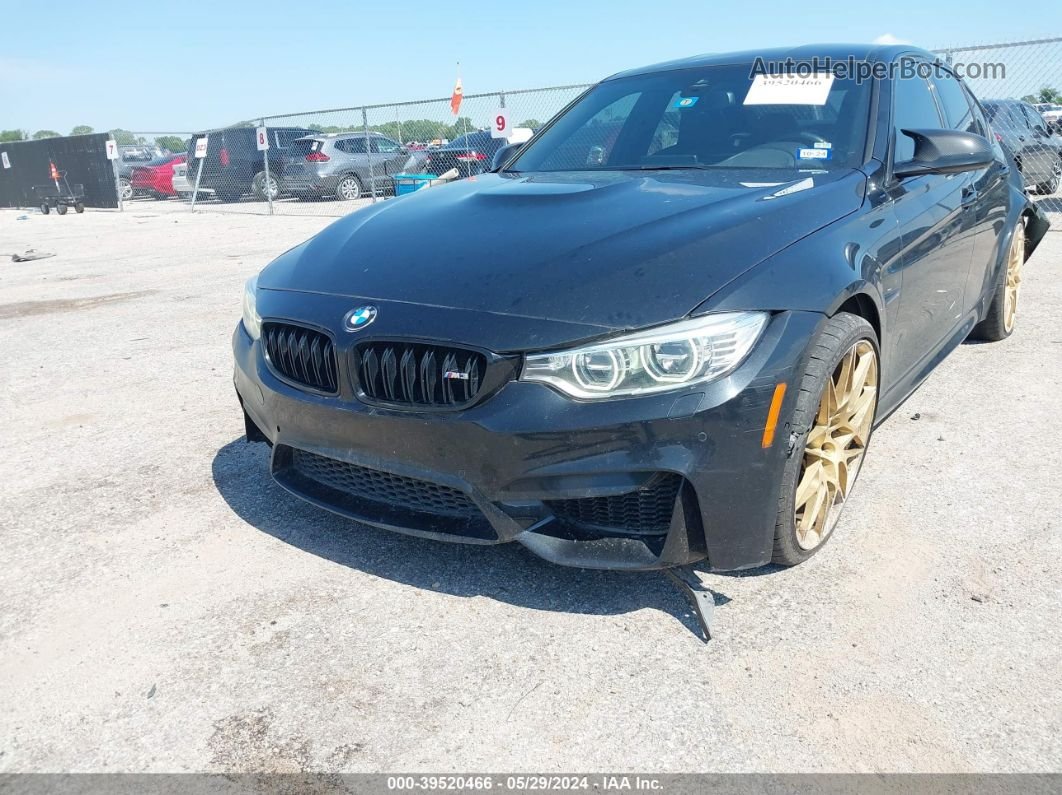 2017 Bmw M3   Black vin: WBS8M9C57H5G41921