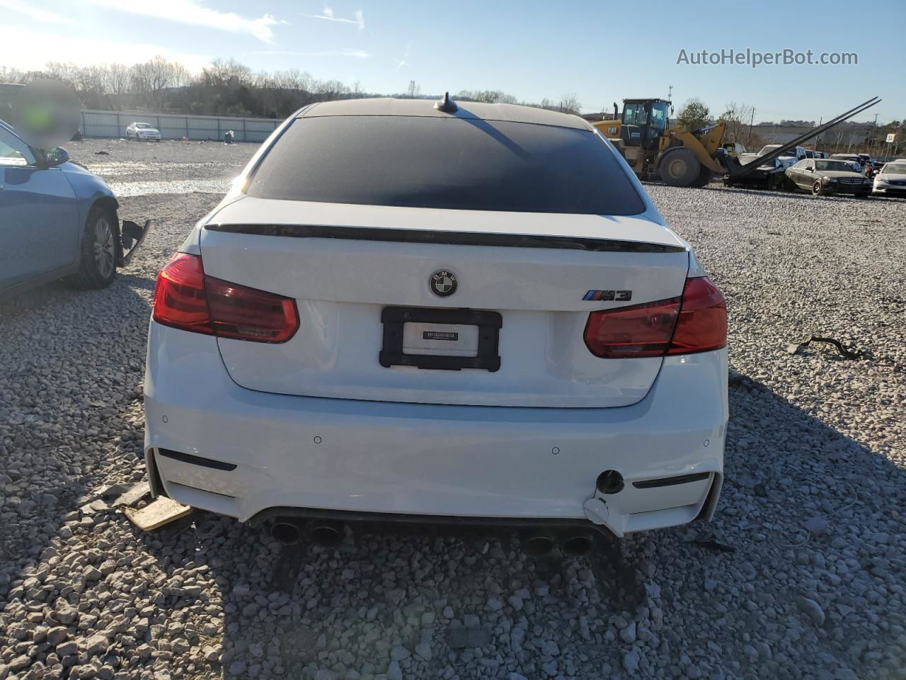 2017 Bmw M3  White vin: WBS8M9C58H5G42429