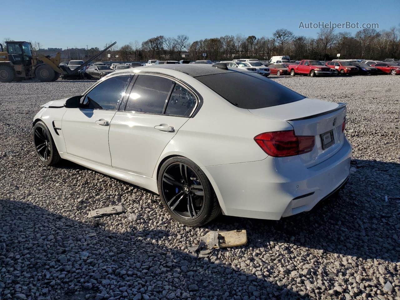 2017 Bmw M3  White vin: WBS8M9C58H5G42429