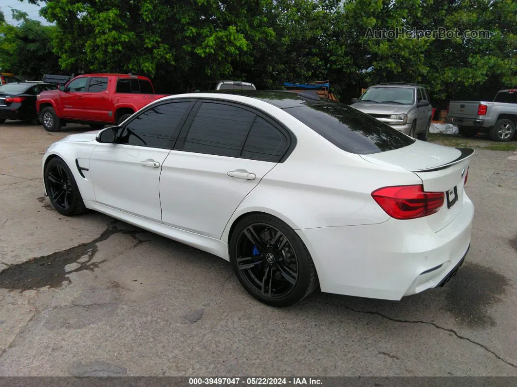 2017 Bmw M3   Белый vin: WBS8M9C58H5G42429