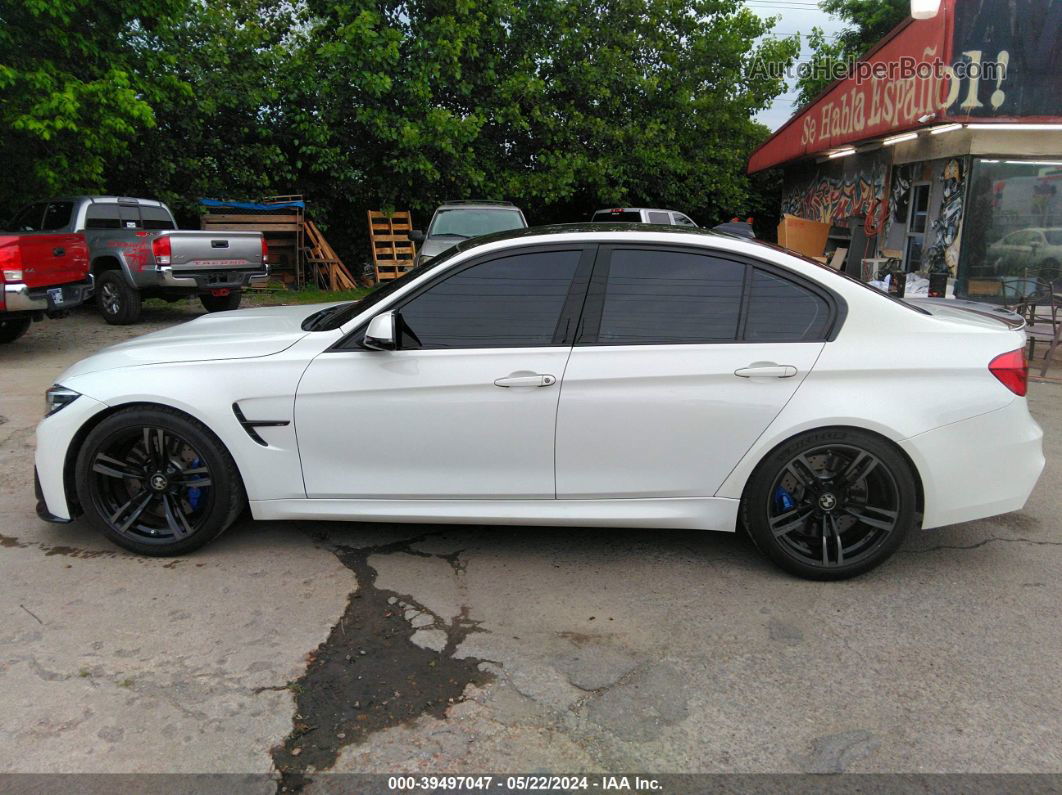 2017 Bmw M3   White vin: WBS8M9C58H5G42429