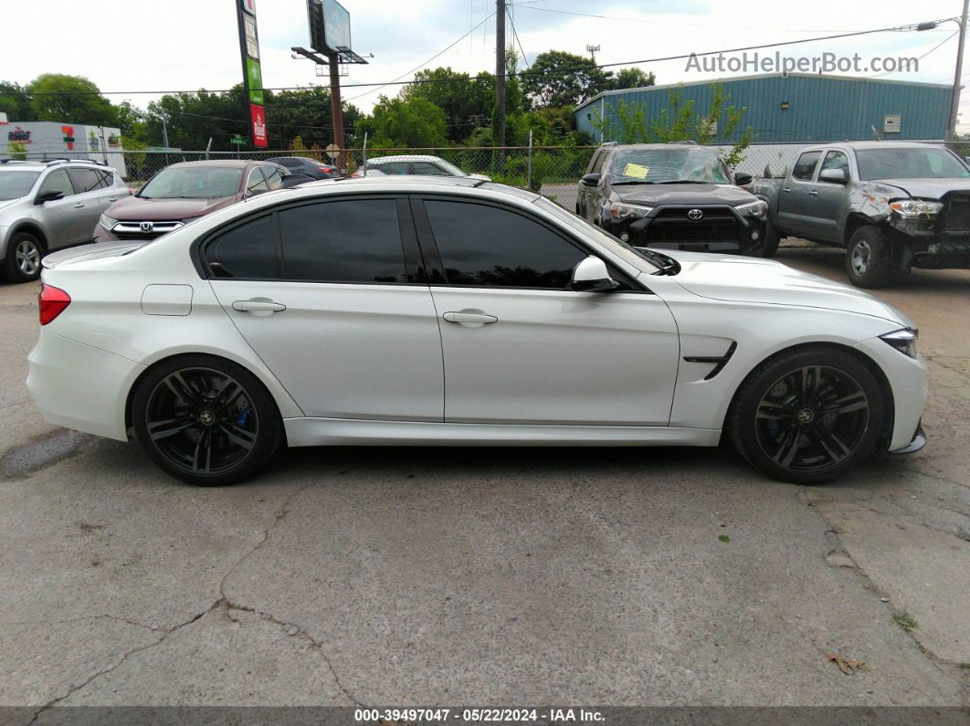 2017 Bmw M3   White vin: WBS8M9C58H5G42429