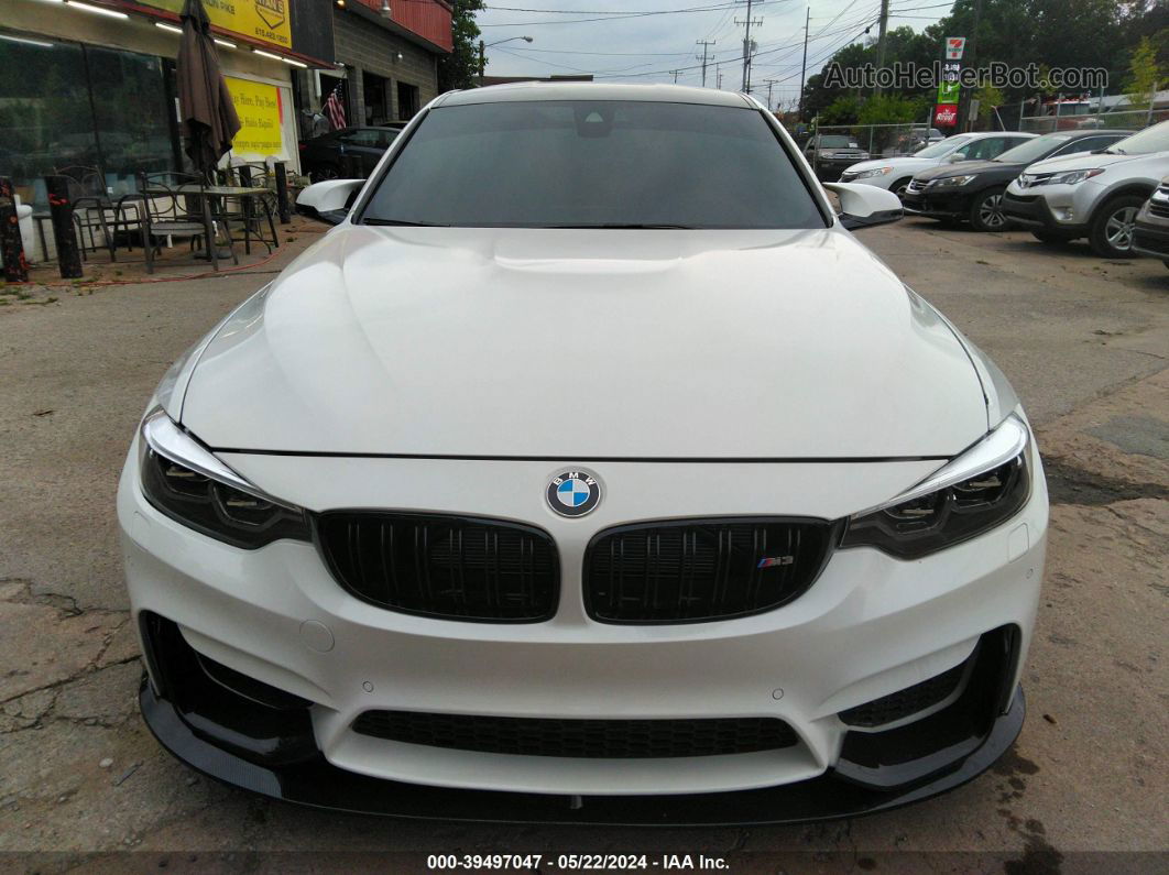 2017 Bmw M3   White vin: WBS8M9C58H5G42429