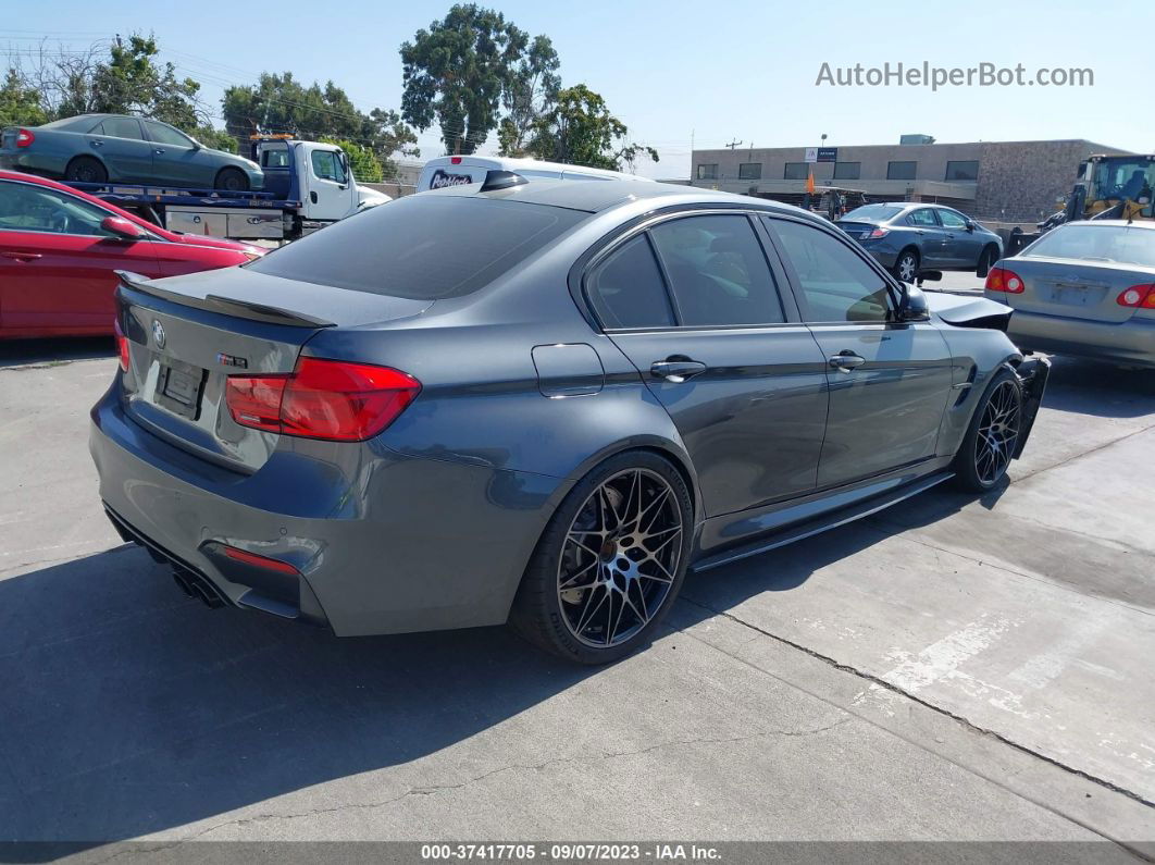 2017 Bmw M3   Gray vin: WBS8M9C58H5G84583