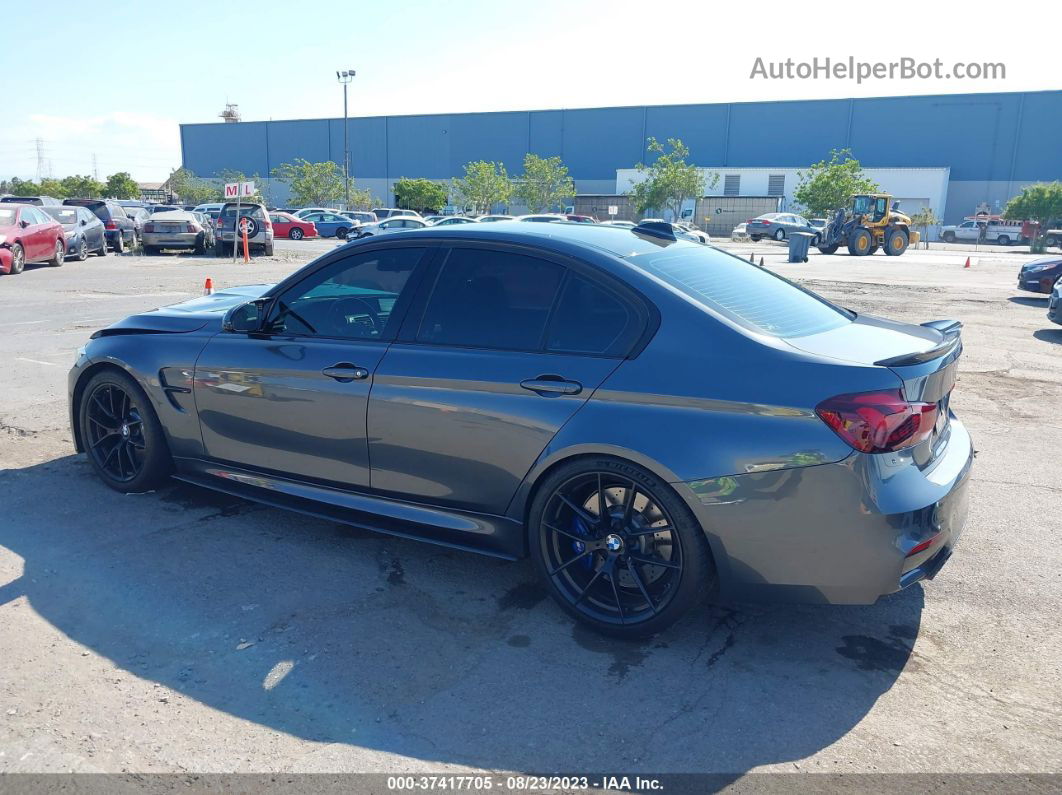 2017 Bmw M3   Gray vin: WBS8M9C58H5G84583