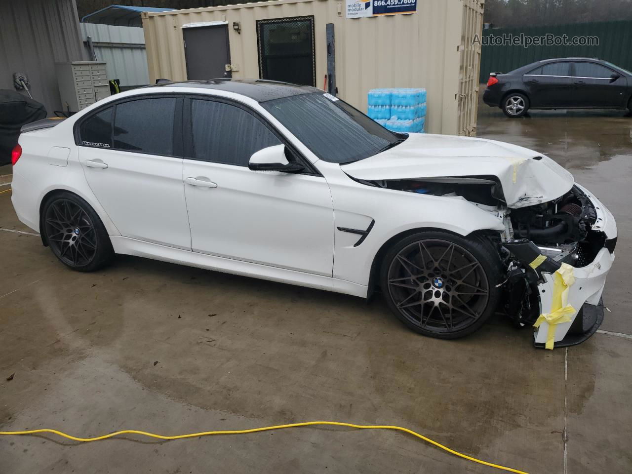 2018 Bmw M3  White vin: WBS8M9C58J5K99107