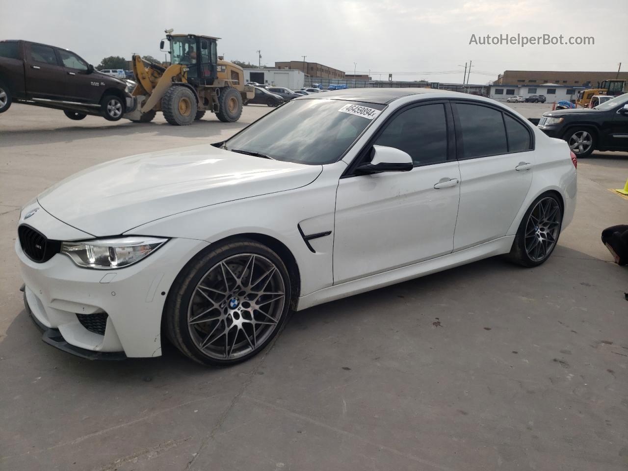 2017 Bmw M3  White vin: WBS8M9C5XH5G42027