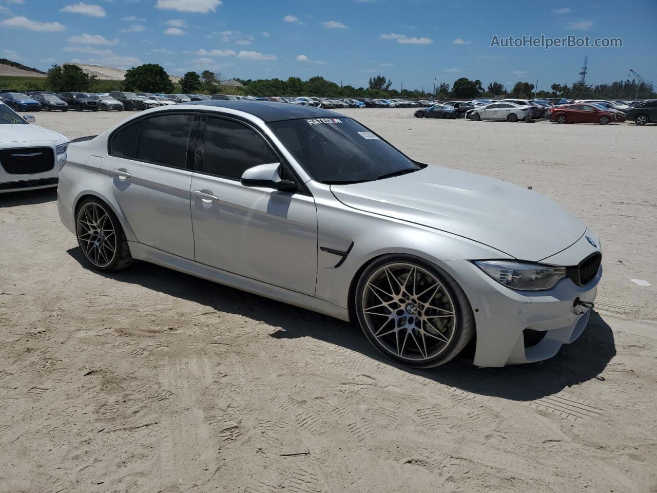 2017 Bmw M3  White vin: WBS8M9C5XH5G84679