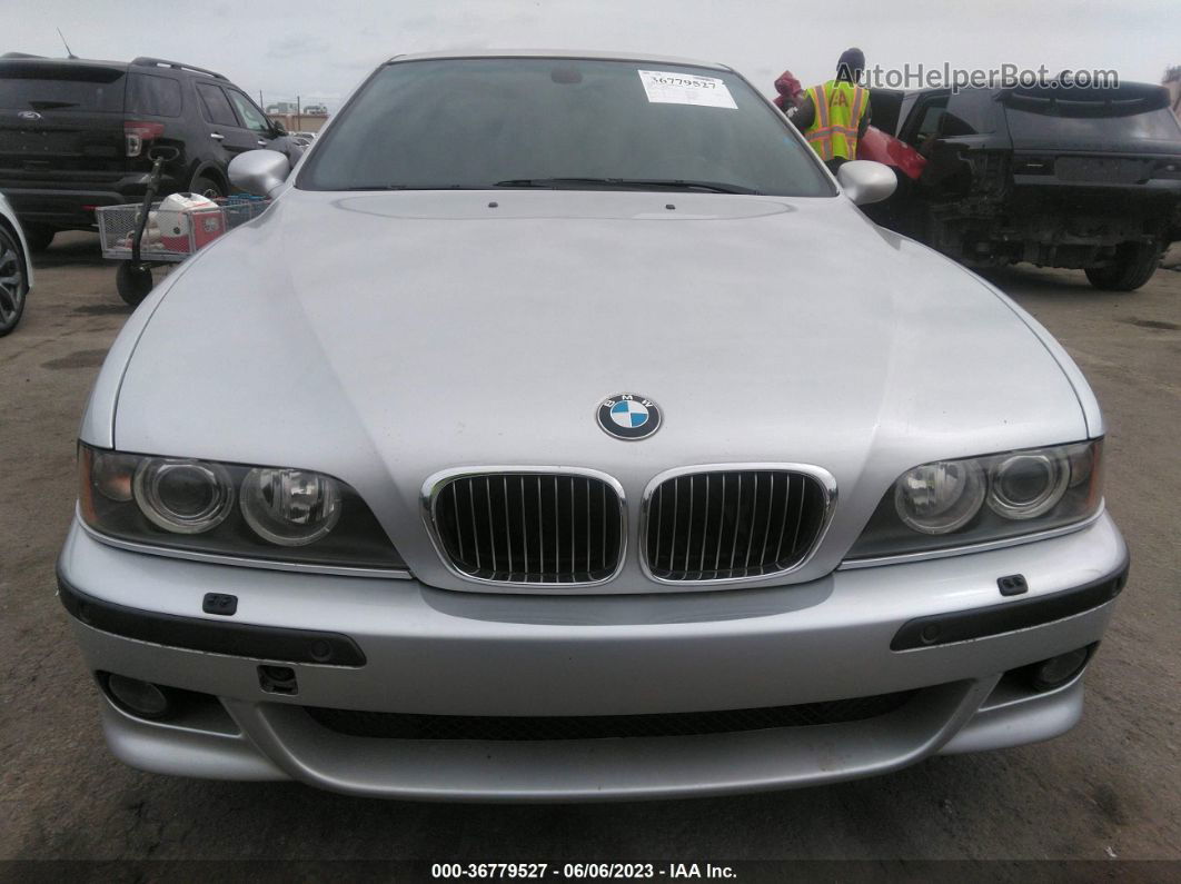 2003 Bmw 5 Series M5 Silver vin: WBSDE93483CF93045