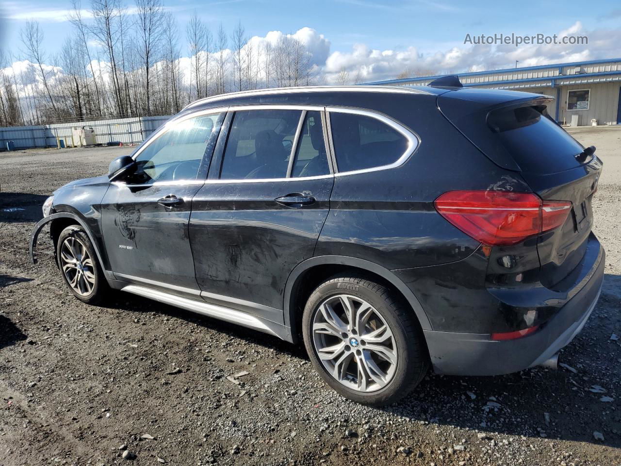 2018 Bmw X1 Xdrive28i Black vin: WBXHT3C30J5F88493