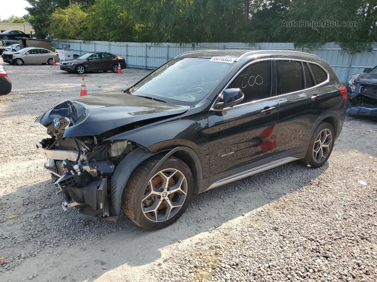 2018 Bmw X1 Xdrive28i Black vin: WBXHT3C30J5F92818