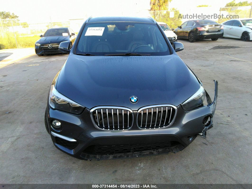 2018 Bmw X1 Xdrive28i Gray vin: WBXHT3C30J5L29614