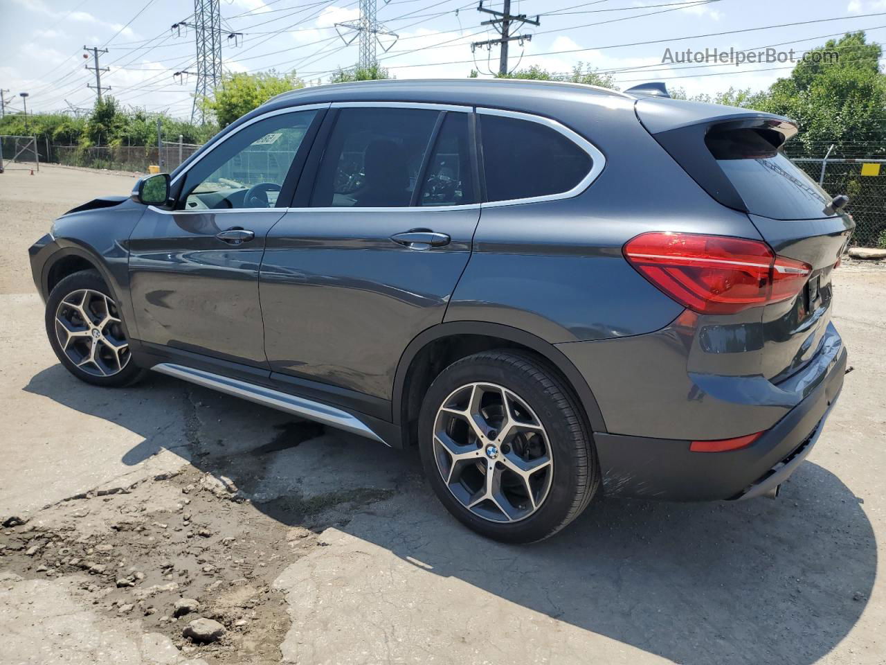 2018 Bmw X1 Xdrive28i Gray vin: WBXHT3C30J5L34960