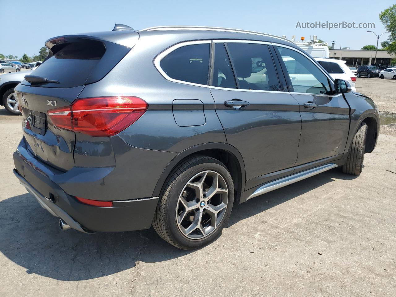 2018 Bmw X1 Xdrive28i Gray vin: WBXHT3C30J5L34960