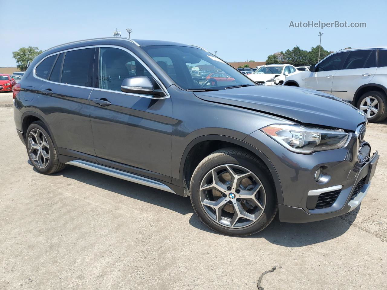 2018 Bmw X1 Xdrive28i Gray vin: WBXHT3C30J5L34960