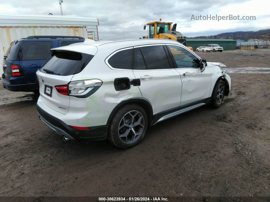 2018 Bmw X1 Xdrive28i White vin: WBXHT3C31J3H30619