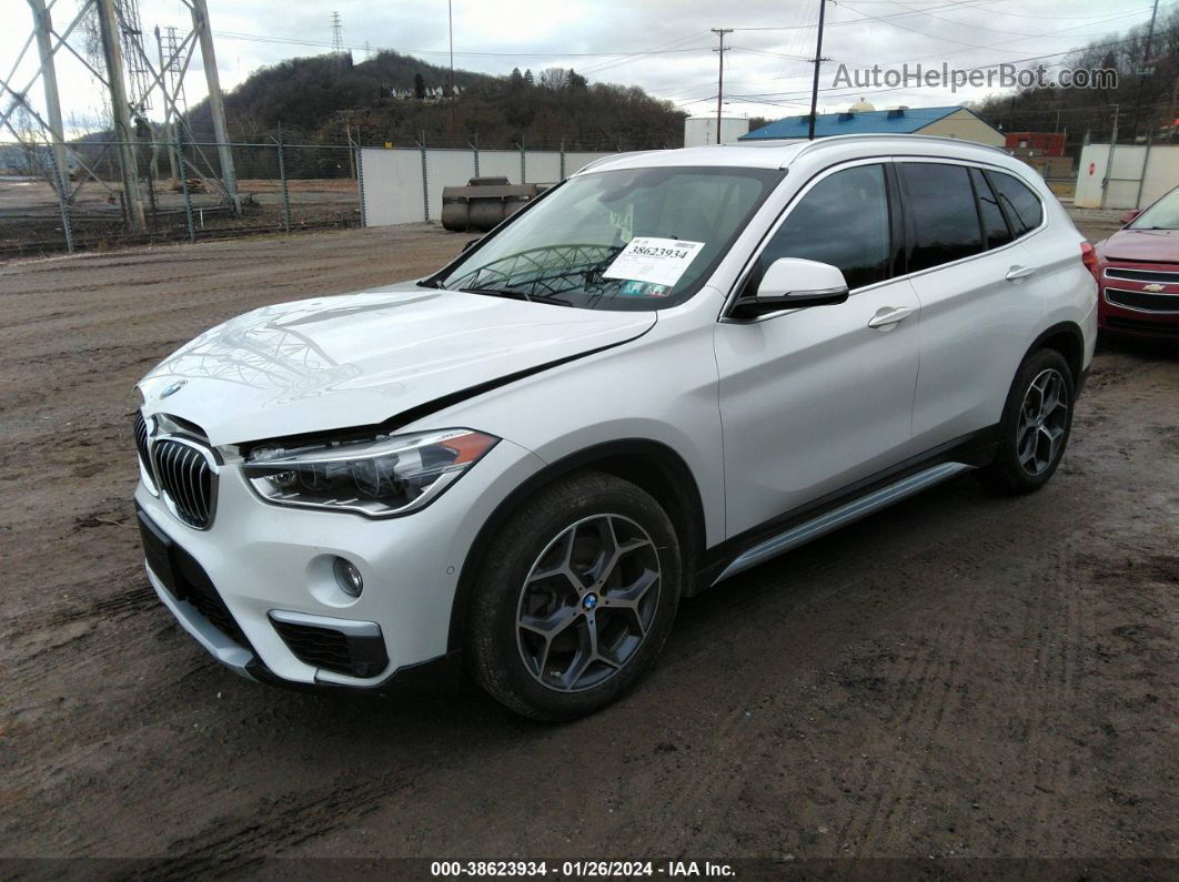 2018 Bmw X1 Xdrive28i White vin: WBXHT3C31J3H30619