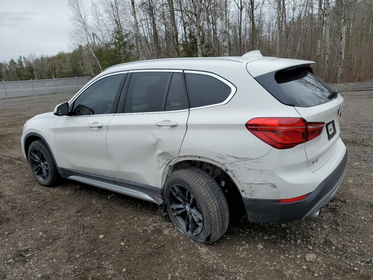 2018 Bmw X1 Xdrive28i White vin: WBXHT3C31J3H32905