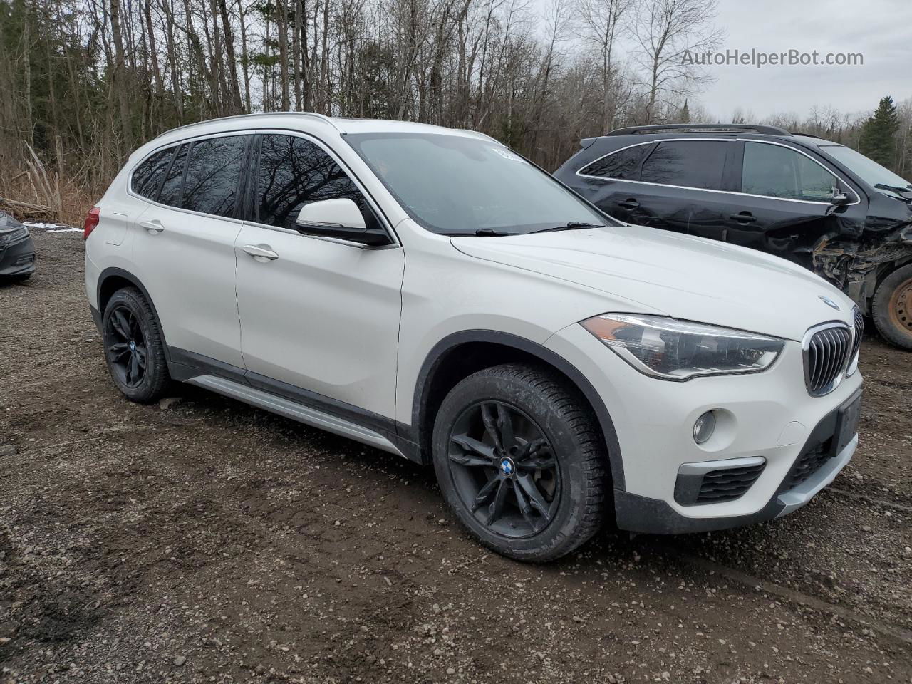 2018 Bmw X1 Xdrive28i White vin: WBXHT3C31J3H32905