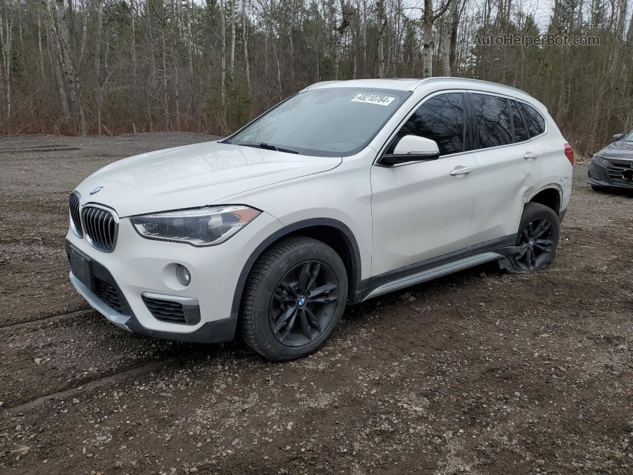 2018 Bmw X1 Xdrive28i White vin: WBXHT3C31J3H32905