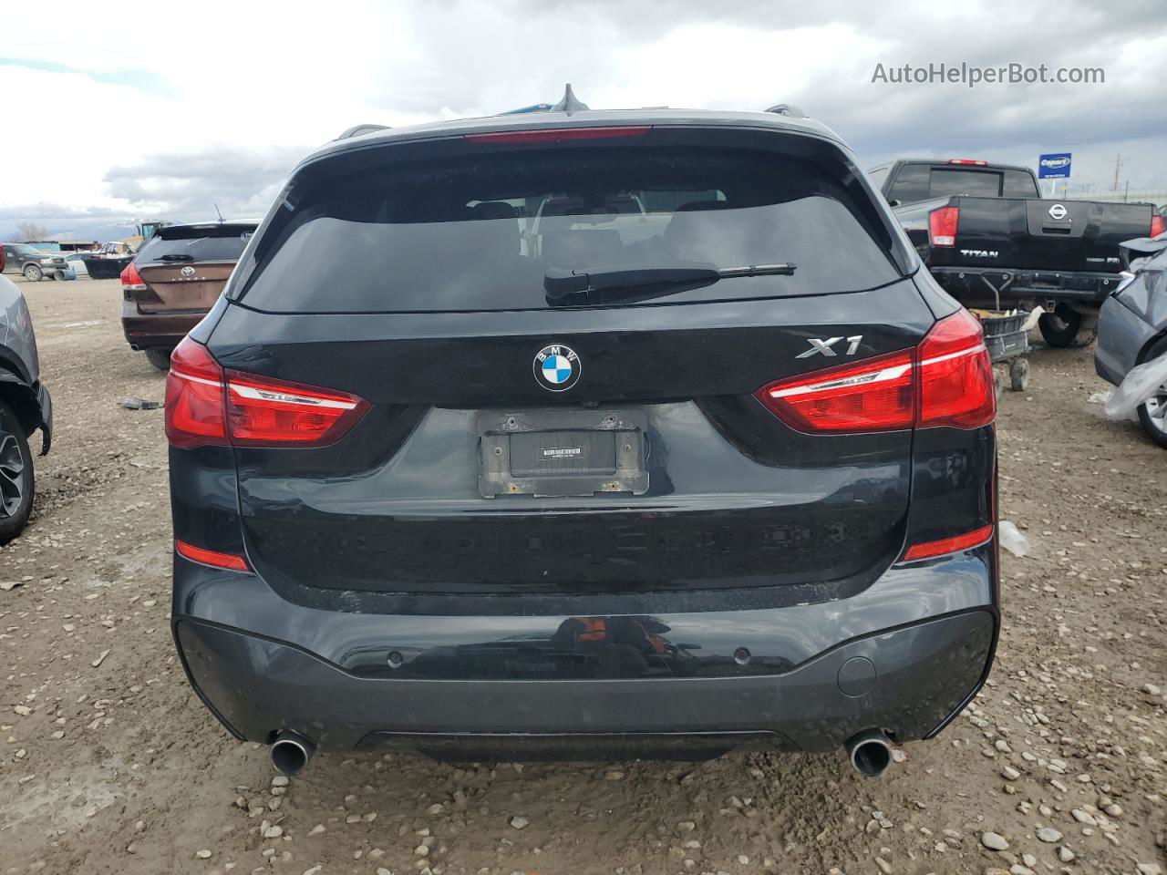 2018 Bmw X1 Xdrive28i Black vin: WBXHT3C31J5K27383