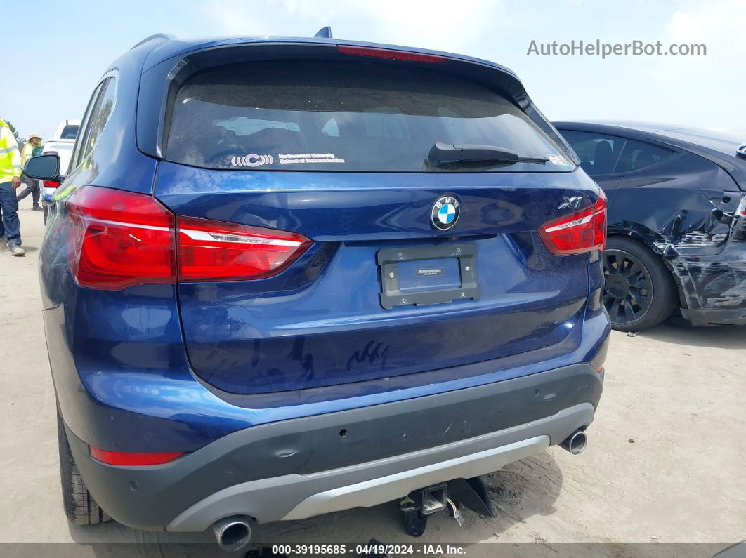 2018 Bmw X1 Xdrive28i Blue vin: WBXHT3C31J5L25989