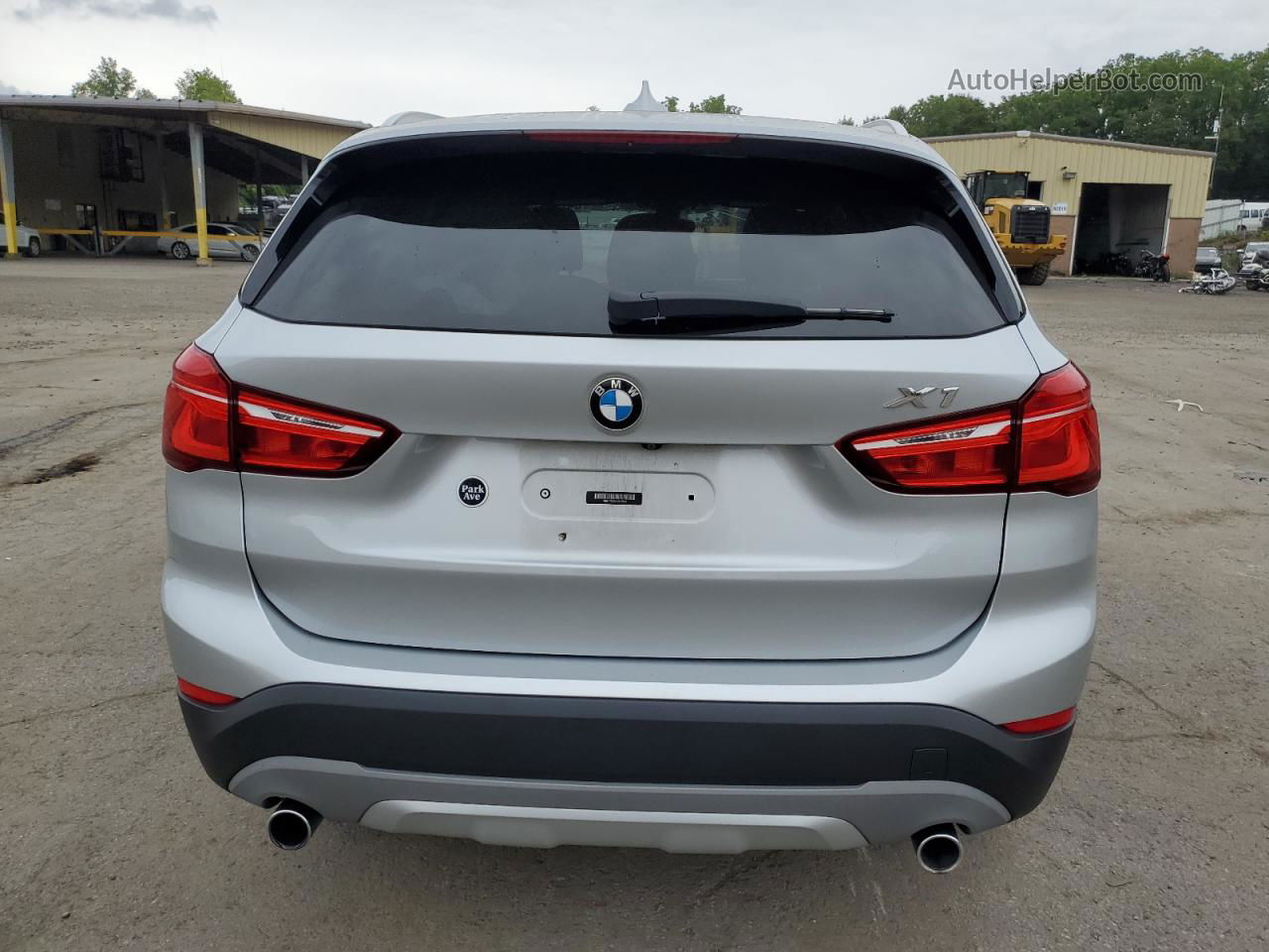 2018 Bmw X1 Xdrive28i Silver vin: WBXHT3C32J5F92545