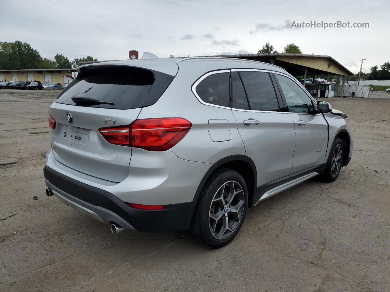 2018 Bmw X1 Xdrive28i Silver vin: WBXHT3C32J5F92545