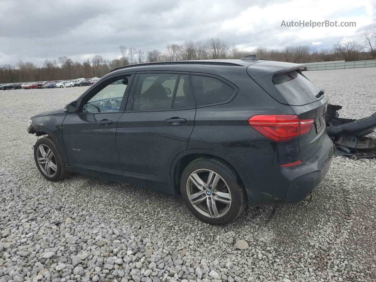 2018 Bmw X1 Xdrive28i Черный vin: WBXHT3C32J5K23942