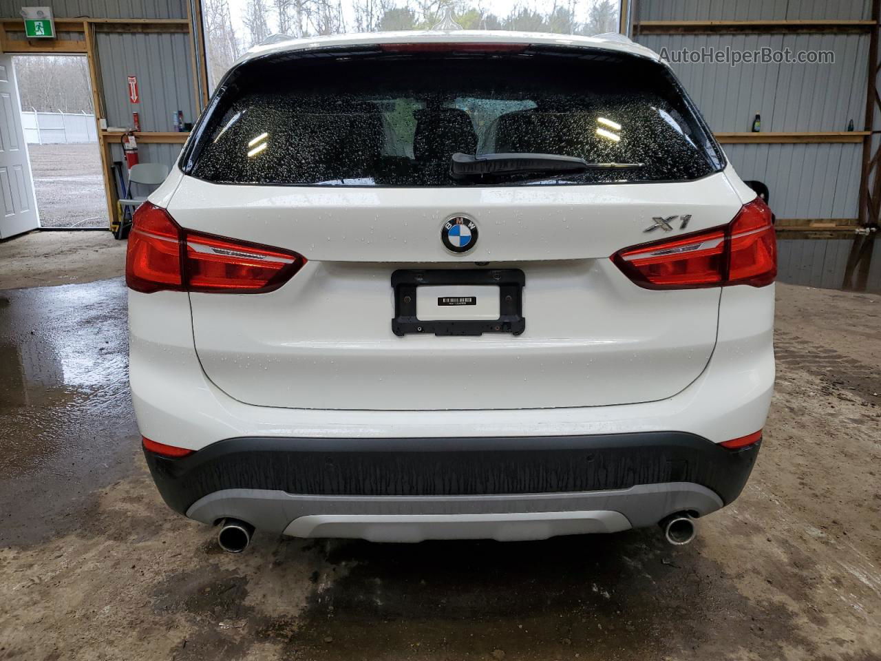 2018 Bmw X1 Xdrive28i White vin: WBXHT3C33J5F89380